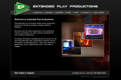 Extended Play Productions Logo