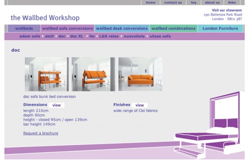 The Wallbed Workshop Brochure